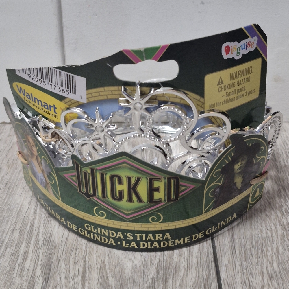 Disguise Silver Wicked Glinda Tiara For Kids